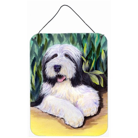 Carolines Treasures Bearded Collie Aluminium Metal Wall Or Door Hanging Prints SS1038DS1216